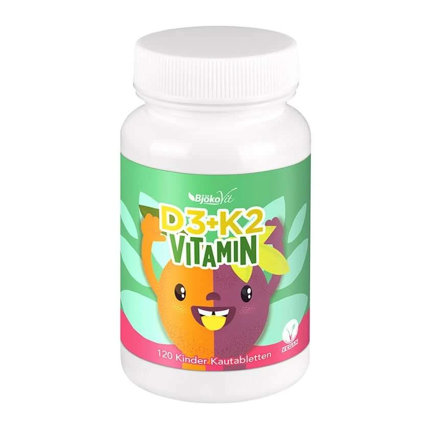Vitamin D3+K2 Kautabletten Kinder 120 St