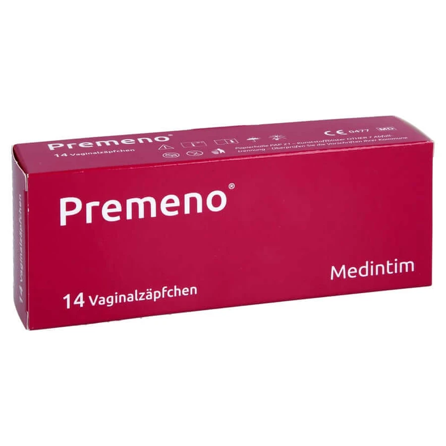 Suppositoires vaginaux Premeno 14 pcs