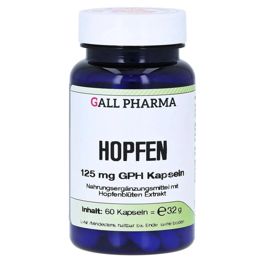 Hopfen 125 mg GPH Kapseln 60 St