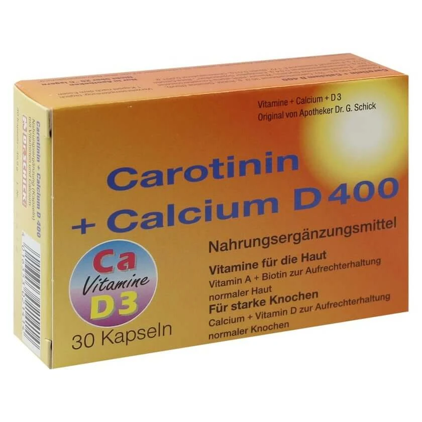 Carotinin+calcium D 400 Kapseln 30 St