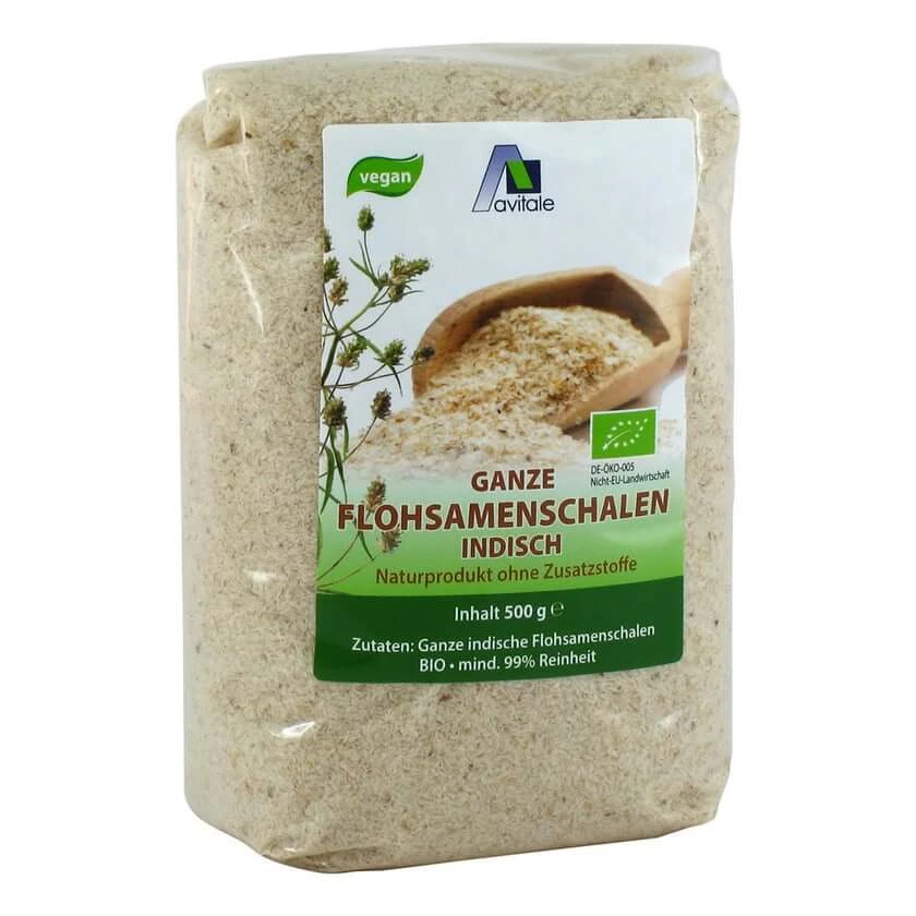 Avitale Flohsamenschalen Indisch Bioqualität 500 g