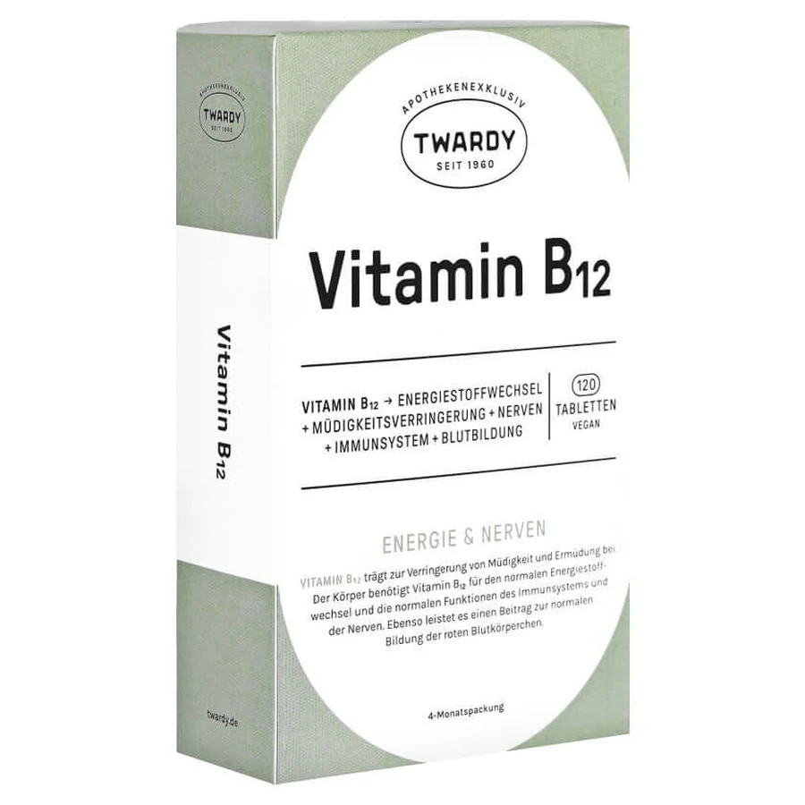 Witamina B12 w tabletkach 120 tabletek: ceny i cechy
