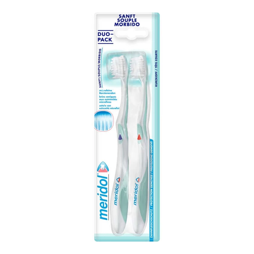 meridol Zahnbürste Zahnfleischschutz 2er Pack 2 St