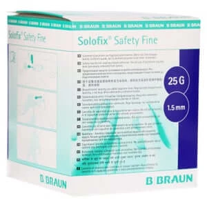 Solofix Safety Fine Lanzetten 25 Gx1,5 m 200 St
