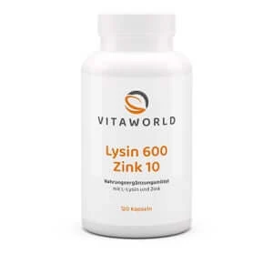 Lysin 600 mg plus Zink 10 mg 120 St