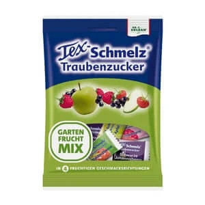 Tex-Schmelz Traubenzucker Gartenfrucht-Mix 75 g