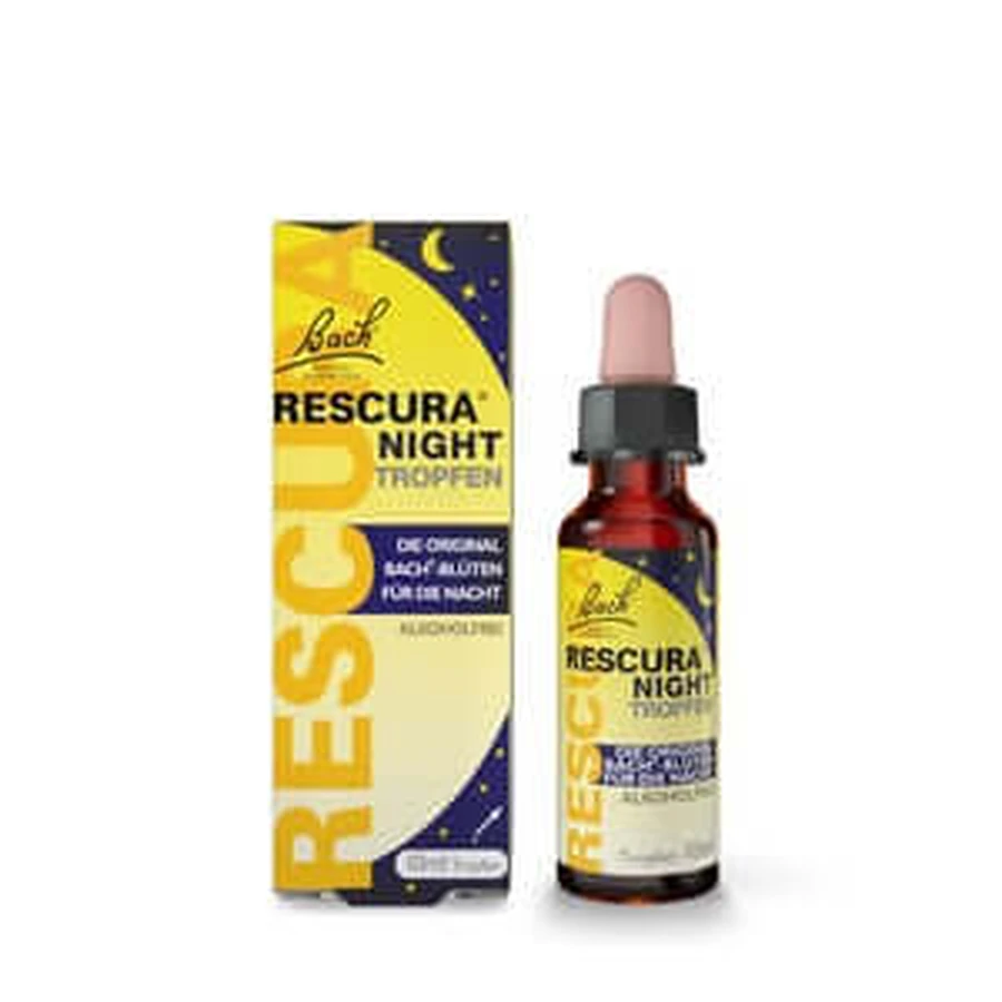 Bach RESCURA NIGHT druppels alcoholvrij 10 ml