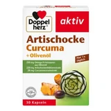 Doppio Cuore Attivo Carciofo + Olio d'oliva + Curcuma 30 Capsule
