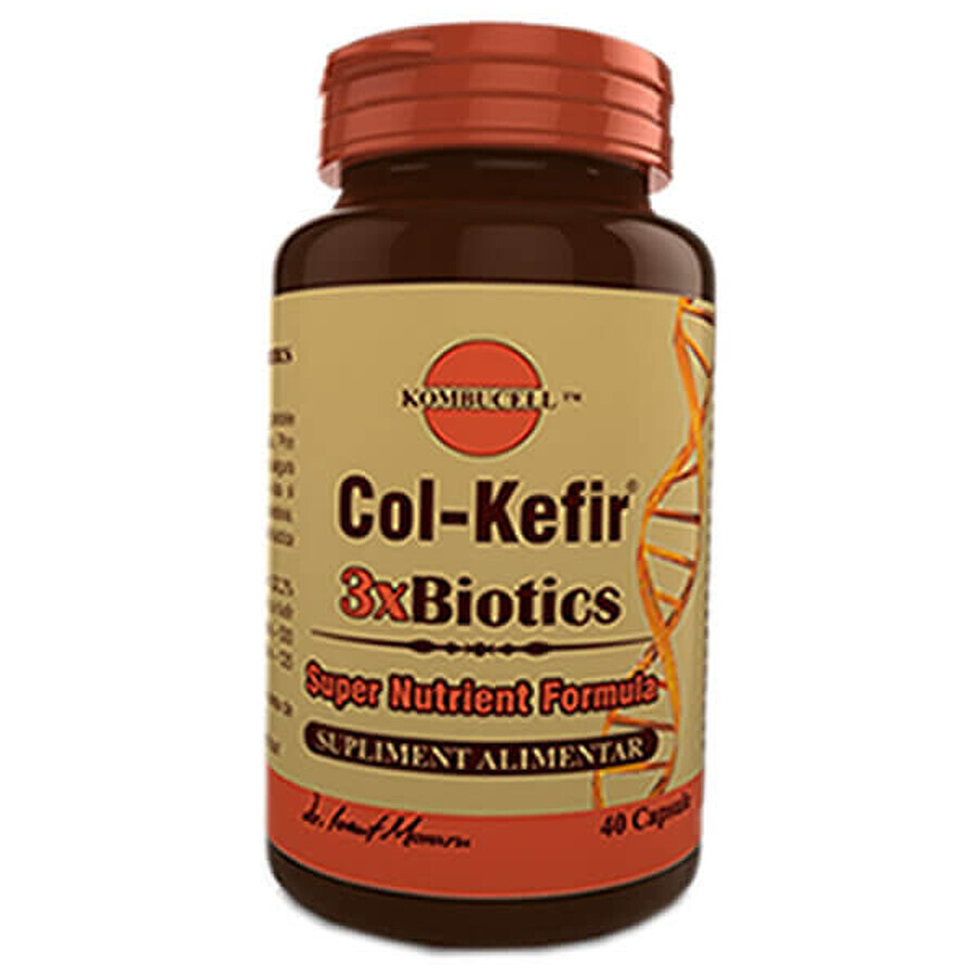 Col-Kefir 3xBiotika, 40 Kapseln, Pro Natura