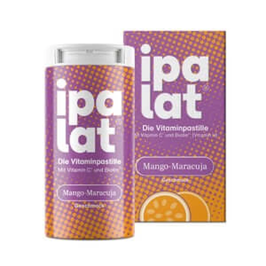 ipalat La Vitamine Pastille Mangue-Fruit de la Passion 40 St
