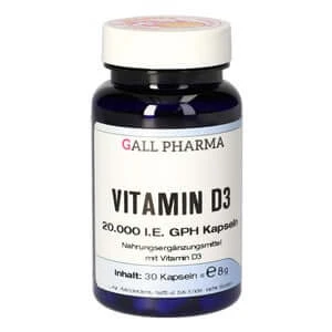 Vitamin D3 20.000 I.E. GPH Kapseln 30 St