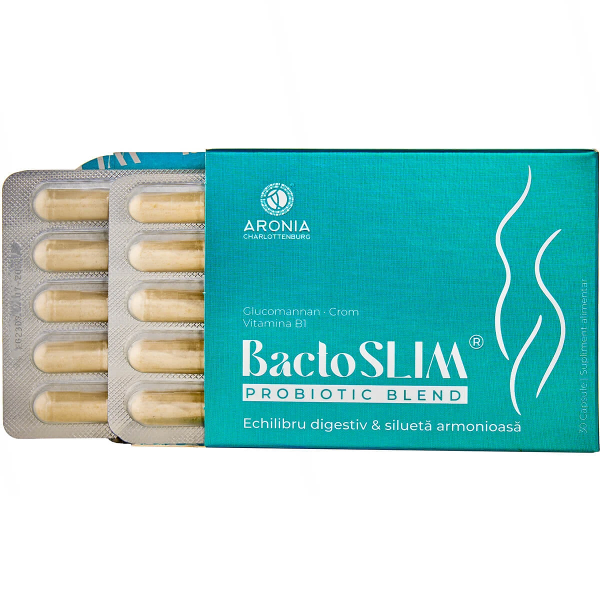 BactoSLIM® - Premium-Formel für eine ausgewogene Verdauung und Appetitkontrolle mit Probiotika, Präbiotika, Kräutern und wichtigen Nährstoffen