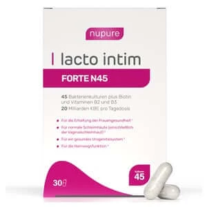 Lacto Intim Forte N45+biotin+vitamin B2 & B3 Kaps. 30 St