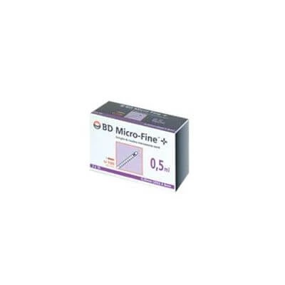 Becton dickinson Insulinspritze 0,5 ml 100 ui Nadelstärke 30 30 Stück