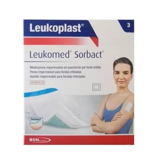 Leukomed sorbact apósito 5x7,2 cm 3 piezas