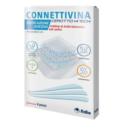 hitech connettivina Pflaster 8 x 12 cm 4 Stück