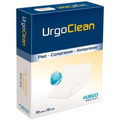Tnt saugfähige Gelierkompresse urgoclean 10x10cm 10 Stück