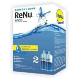 Solutie multifunctionala pentru intretinerea lentilelor de contact Renu MultiPlus, 360 ml + 360 ml, Bausch Lomb