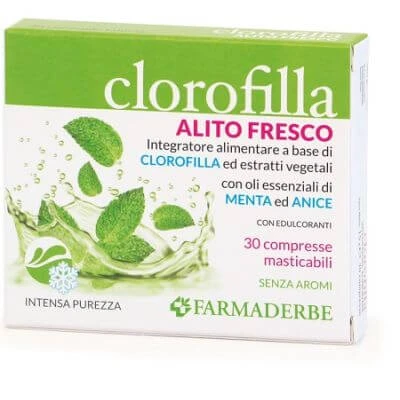 Chlorophyll atemreinigend 30 Kautabletten