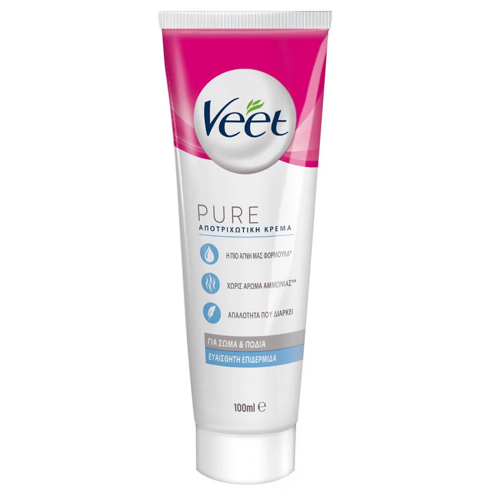 Veet Pure Enthaarungscreme für empfindliche Haut 100ml