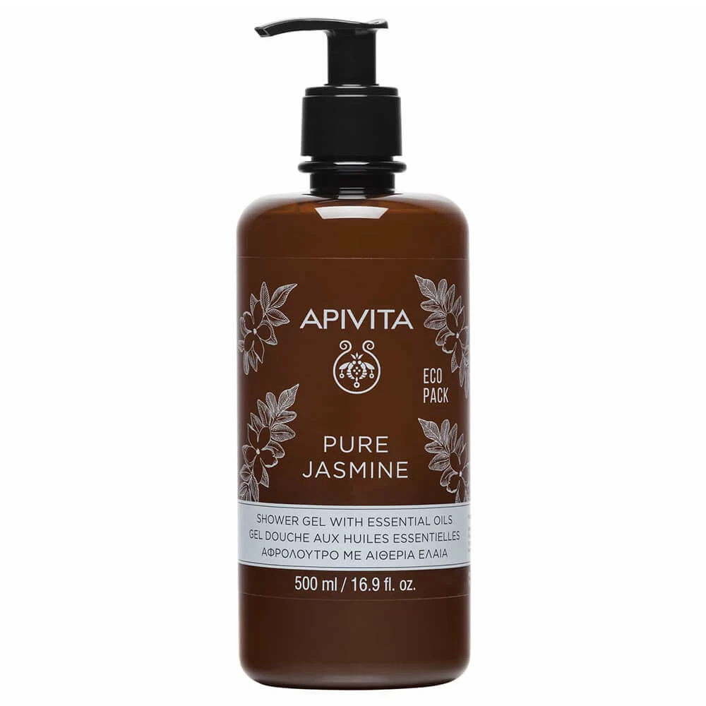Apivita Pure Jasmine Duschgel mit ätherischen Ölen 500ml