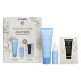 Apivita Promo Pack Aqua Beelicious Leichte Textur Feuchtigkeitsspendende Gel-Creme 40ml mit FREE Booster 10ml & Reinigungsgel 5ml