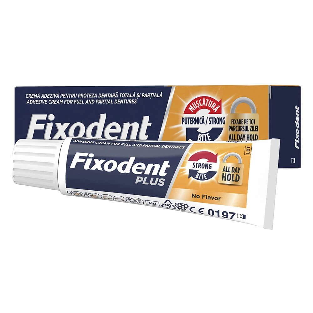Fixodent Plus Starker Biss 40gr