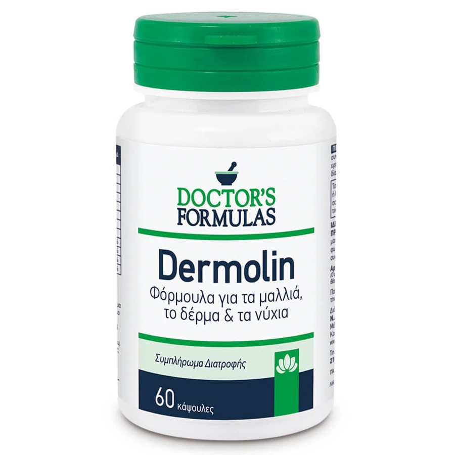 Doctor's Formulas Dermolin Formula For Hair Skin & Nails 60caps