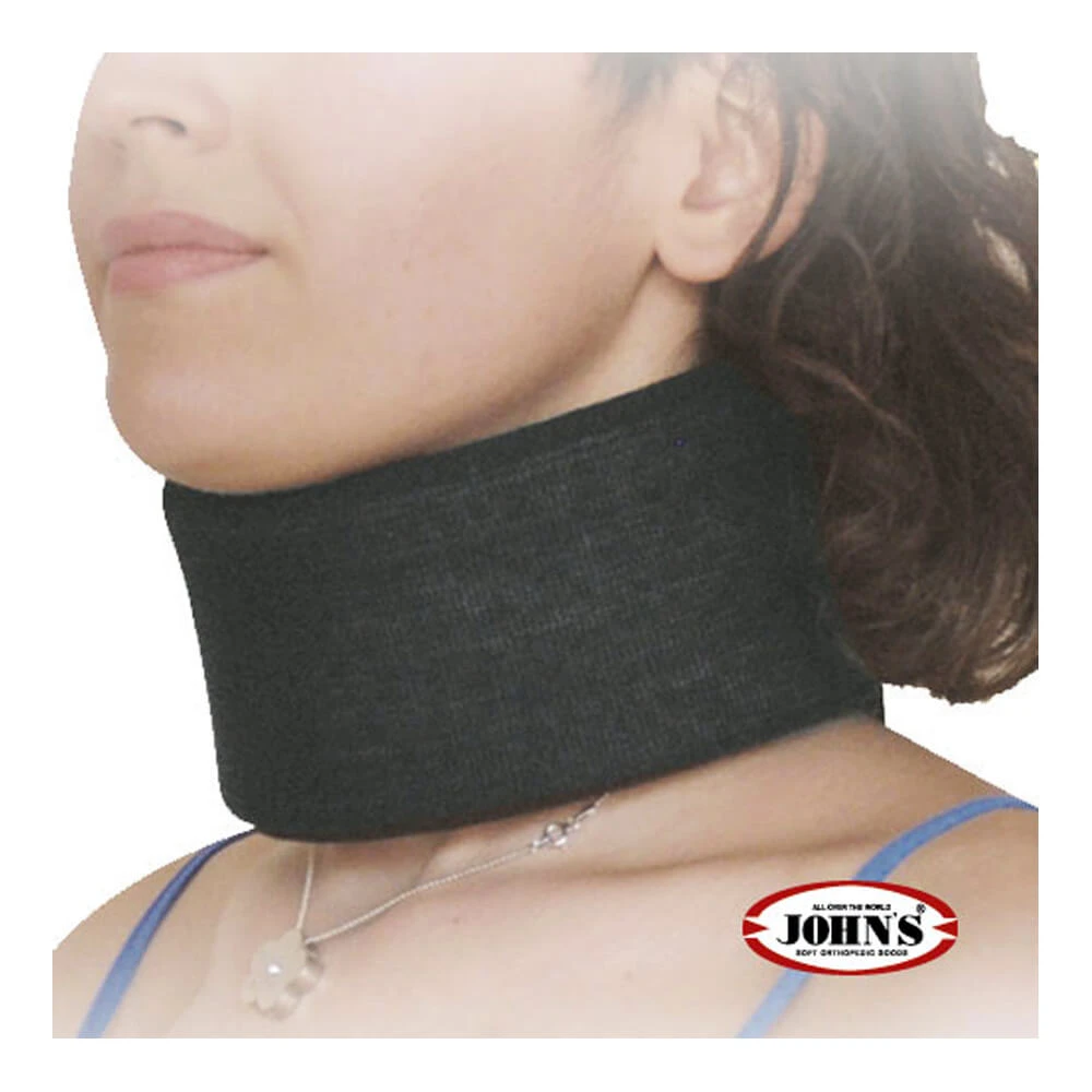 Johns Halskragen Soft Wrap Around One Size Farbe Schwarz 15076