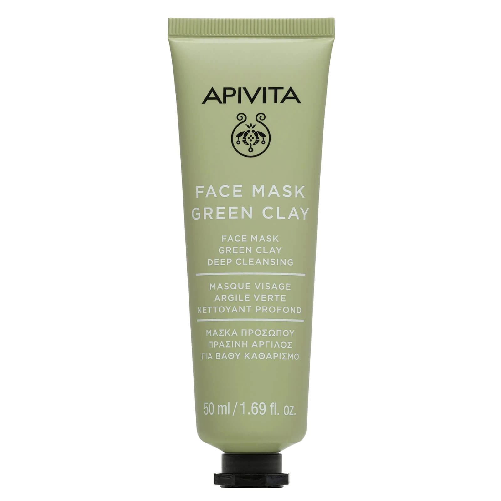 Apivita Tiefenreinigungsmaske mit grüner Tonerde 50ml
