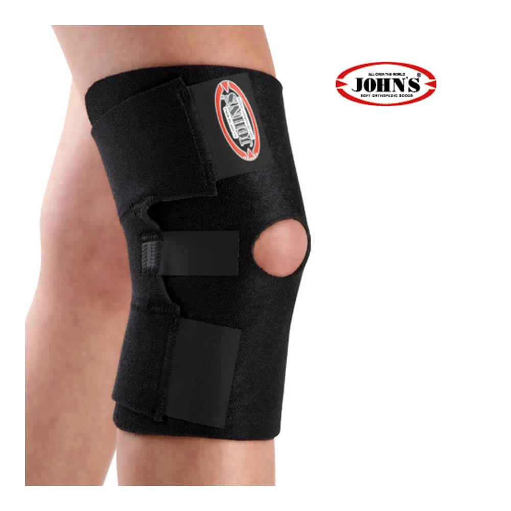 John's Knieschoner Wrap Around Black Line Einheitsgröße 120215