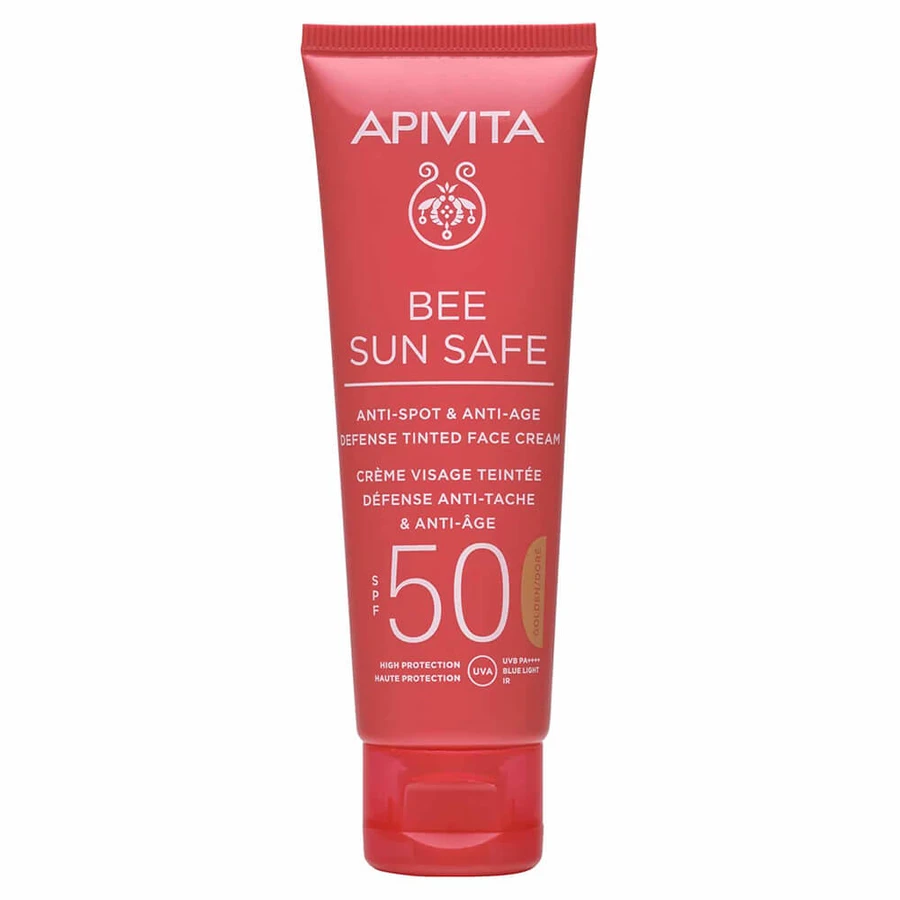 Apivita Bee Sun Safe Crema Viso Colorata Oro SPF50 50 ml