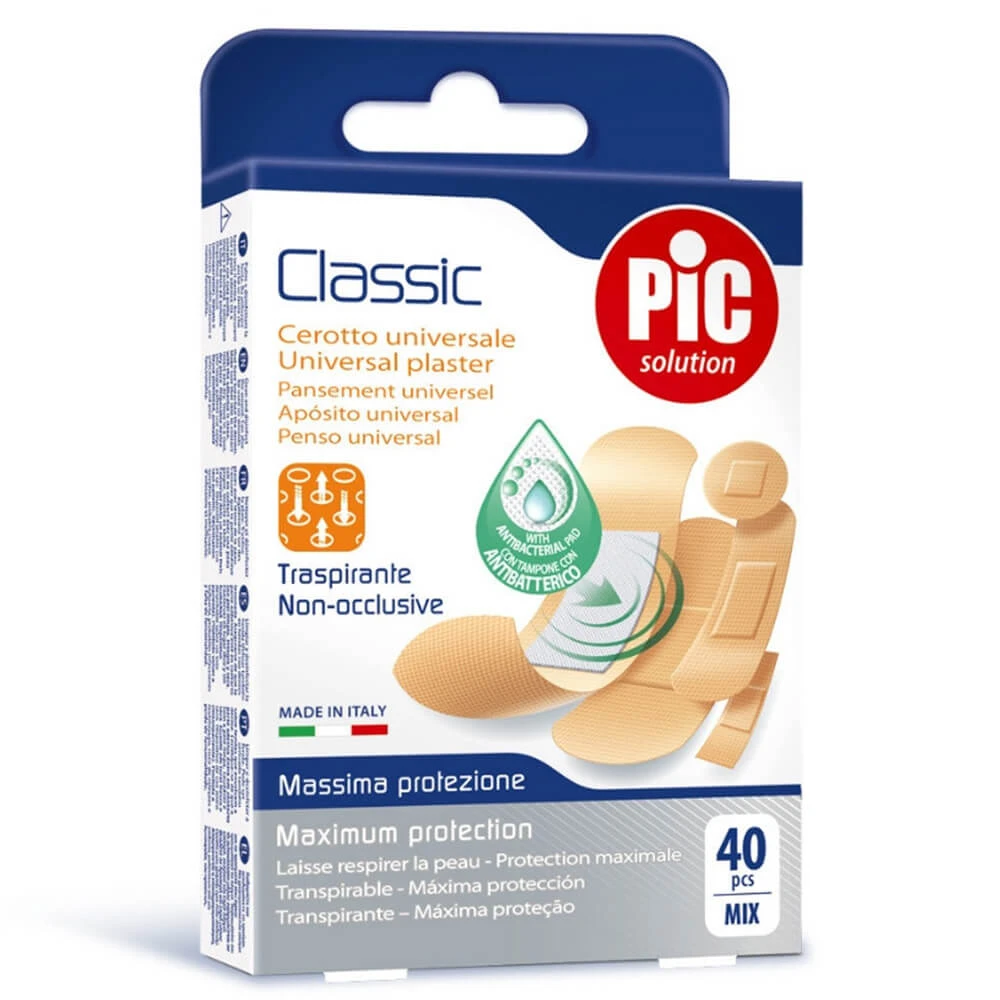 Pic Classic Universal Pflaster 40 Streifen 5 Größen