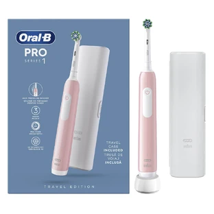 Oral B PRO 1 roz cu cutie de călătorie