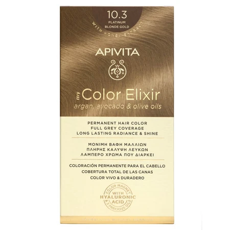 Apivita My Color Elixir Tinte Permanente N10.3 Rubio Dorado