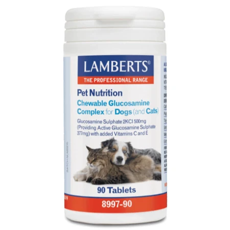 Lamberts Chewable Glucosamine Complex pentru câini și pisici 90tabs