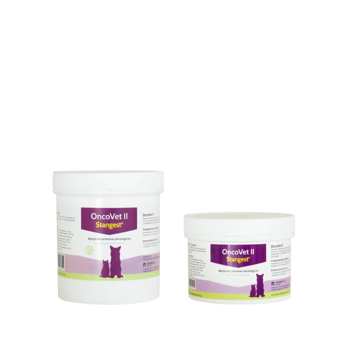 STANGEST Oncovet II, XS-XL, onkologisches Ergänzungsmittel für Hunde und Katzen, Flasche, Pulver, 240g