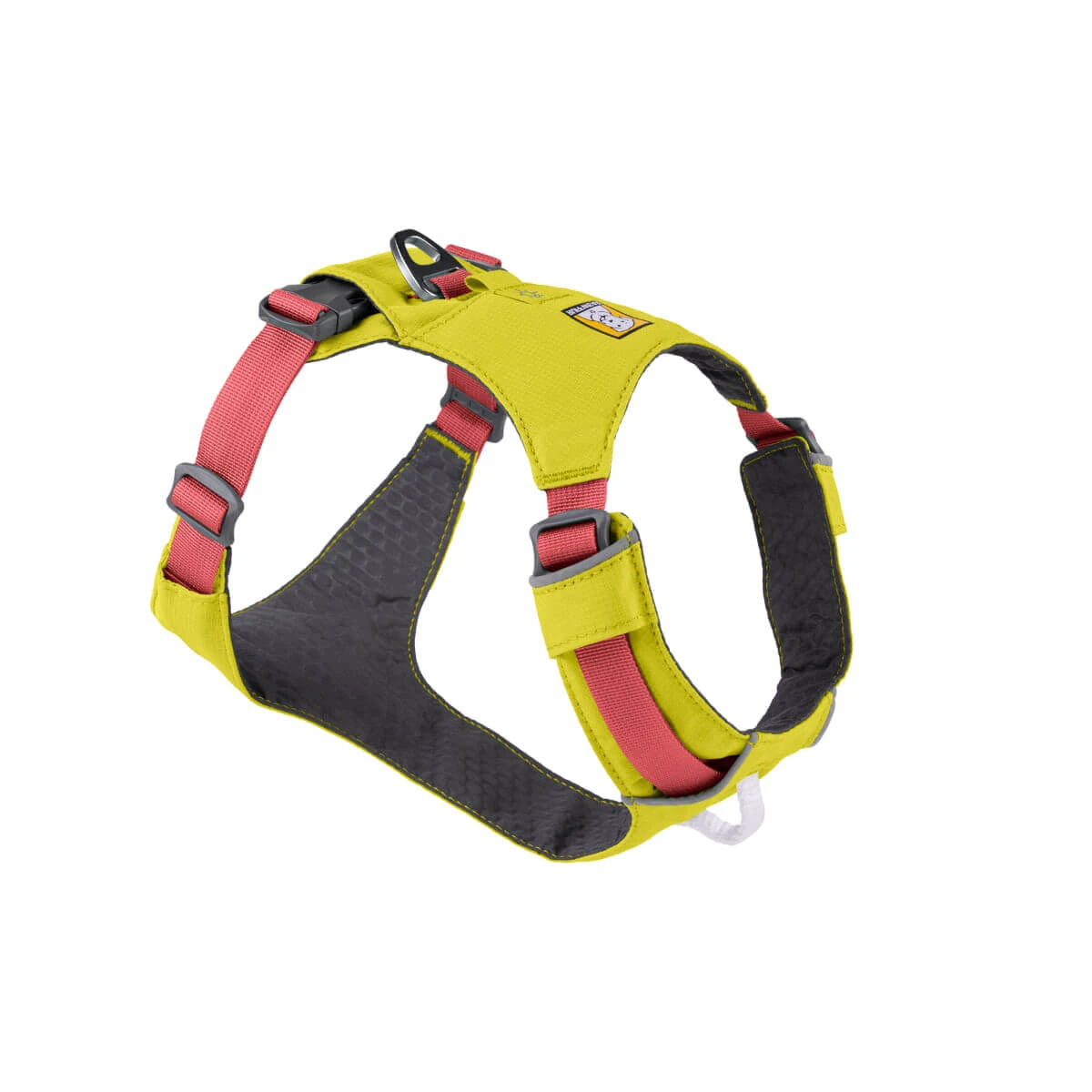 RUFFWEAR Hi & Light Lichen Green, Doppelgeschirr (Brust&Rücken) Hunde, verstellbar, reflektierend, grün, L-XL(81-107cm)