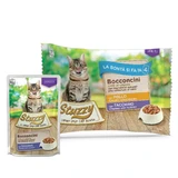 STUZZY Chunks Pack Sterilized, Kurczak i Indyk, mokra karma w saszetkach dla sterylizowanych kotów, (w sosie), opakowanie zbiorcze, 85g x 4szt.