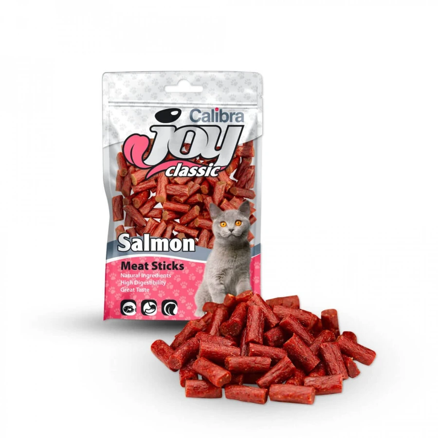 CALIBRA Joy Classic Sticks, Salmone, sacchetto di ricompensa per gatti, 70g