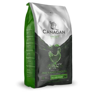 CANAGAN Free Range Chicken, Poulet, nourriture sèche sans grain pour chats juniors et adultes, 1.5kg
