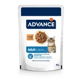 ADVANCE, Pollo, bustina di cibo umido per gatti, (in salsa), 85g