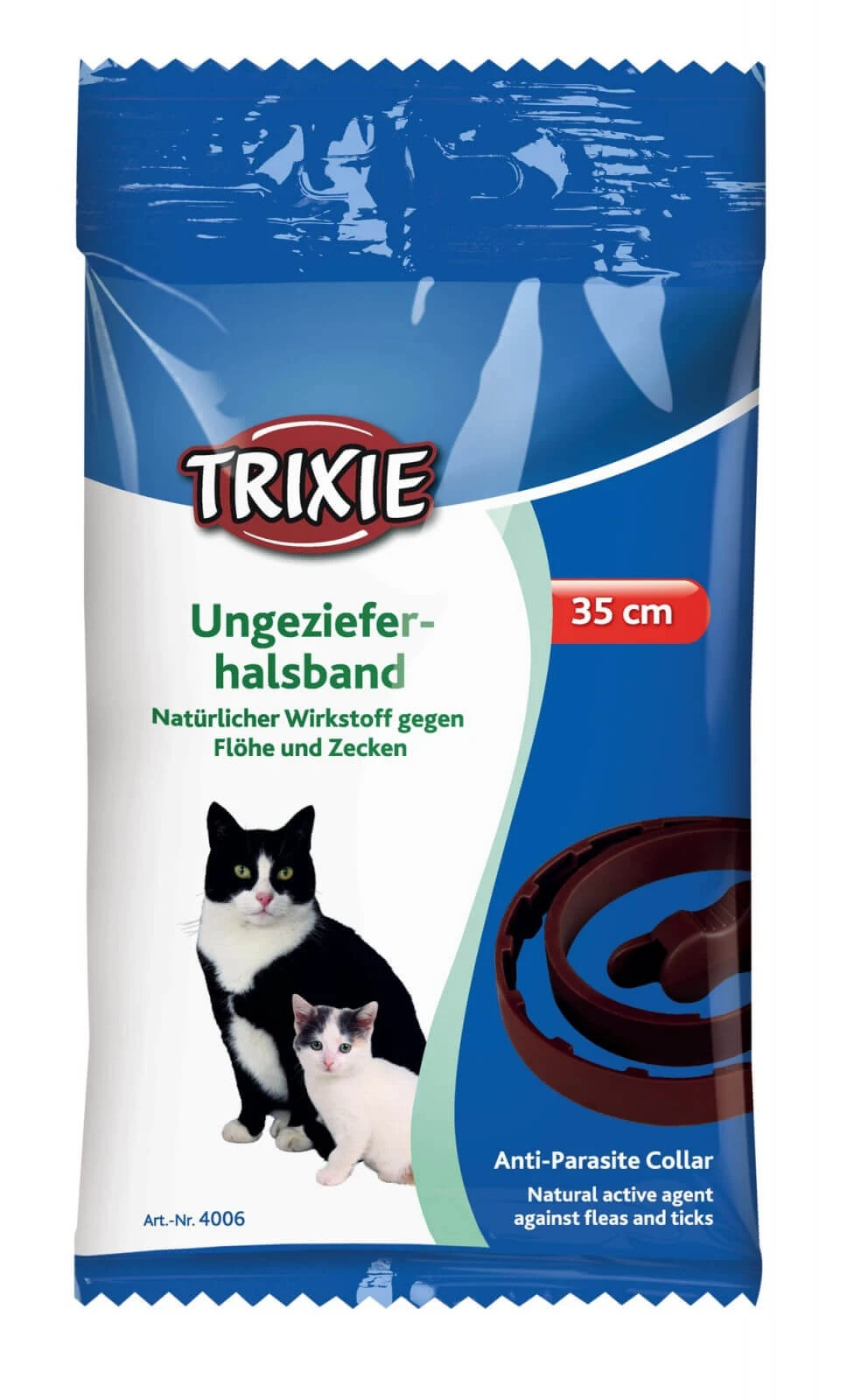Trixie Natur Anti-Parasiten-Halsband für Katzen, 35 cm