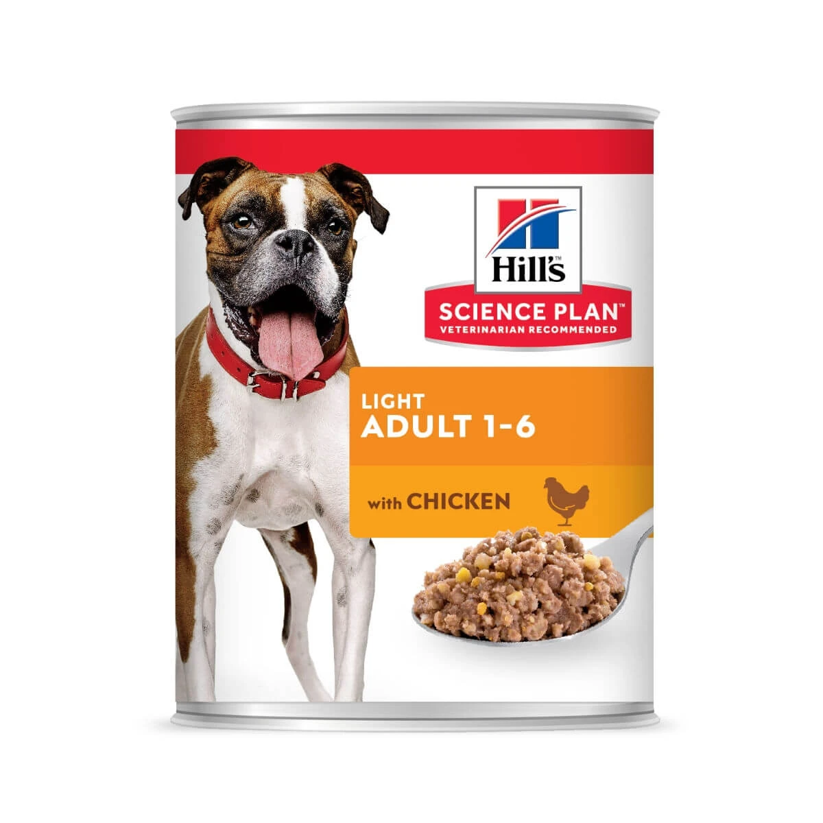 HILL'S SCIENCE PLAN Light, XS-XL, Huhn, Nassfutter in Dosen für Hunde, Gewichtsmanagement, (Pastete), 370g