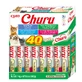 INABA Churu Creamy Varieties, Ton și Fructe de Mare, cutie recompense fără cereale pisici, (piure), 560g