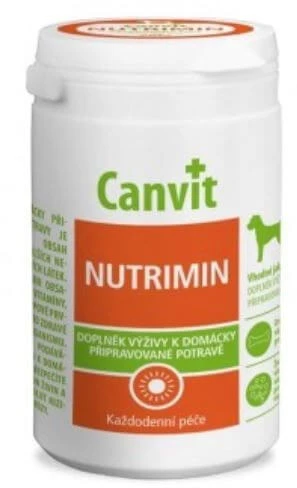 CANVIT Nutrimin, XS-S, Verdauungsergänzungsmittel für Hunde, Flasche, 230g