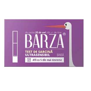 Ultraczuły pasek do testu ciążowego, Barza