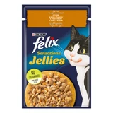 PURINA Felix Sensations, Kurczak z marchewką, saszetka mokra karma dla kota, (w galarecie), 85g
