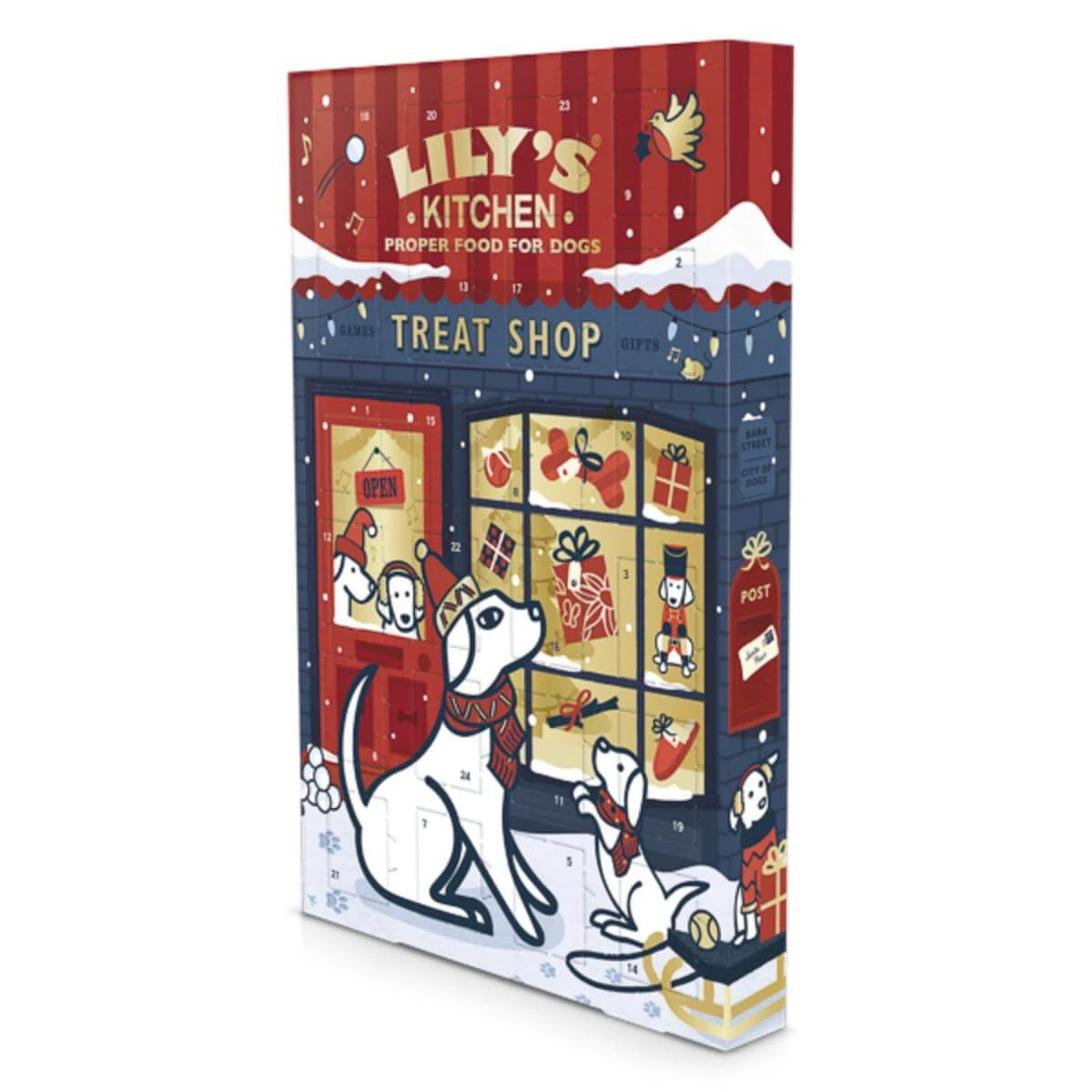 LILY'S KITCHEN Weihnachts-Adventskalender, XS-XL, Hundebelohnungsbox, 68g