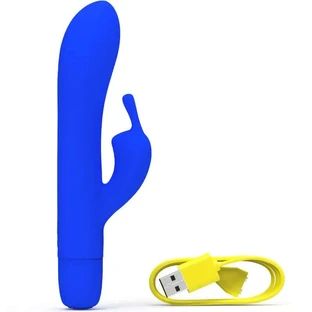 B Swish Bwild Bunny Infinite Classic Wiederaufladbarer Vibrator Silikon Blau